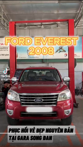 Vá mục và sơn xe Ford everest