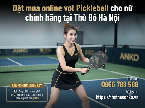 Đặt mua online vợt Pickleball cho nữ chính hãng