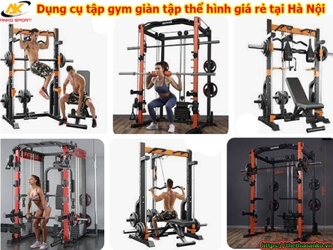 Dụng cụ tập gym giàn tập thể hình giá rẻ nhất Việt Nam