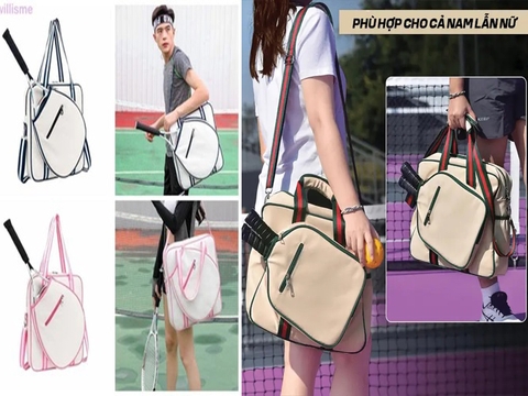 Mua túi đựng bóng, vợt pickleball cho Nữ và Nam chính hãng tại Việt Nam
