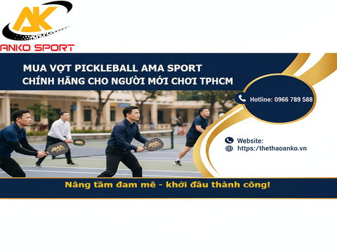 Vợt pickleball AMA Sport cho người mới chơi TPHCM