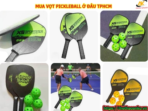 Mua vợt Pickleball ở đâu tại 24 Quận Huyện Thành Phố Hồ Chí Minh