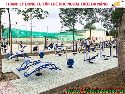 Thanh lý dụng cụ tập thể dục ngoài trời Đà Nẵng
