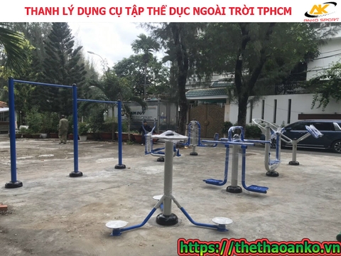 Thanh lý dụng cụ tập thể dục ngoài trời TPHCM