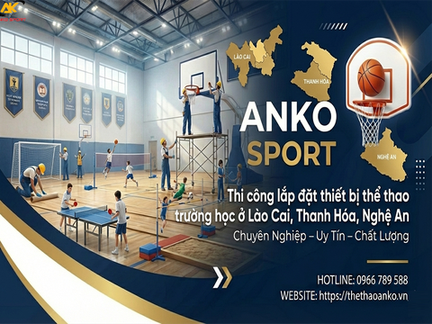 Lắp đặt thiết bị thể thao trường học trọn gói