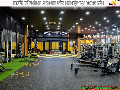 Thiết kế, thi công, cung cấp và lắp đặt thiết bị phòng gym tại Hưng Yên
