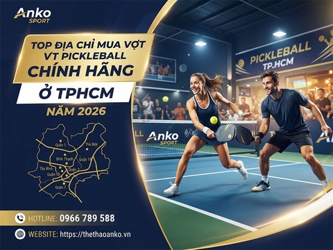 Top Địa Chỉ Mua Vợt Pickleball Chính Hãng Ở TPHCM Năm 2026