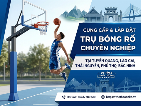 TRỤ BÓNG RỔ TẠI NHÀ GIÁ RẺ