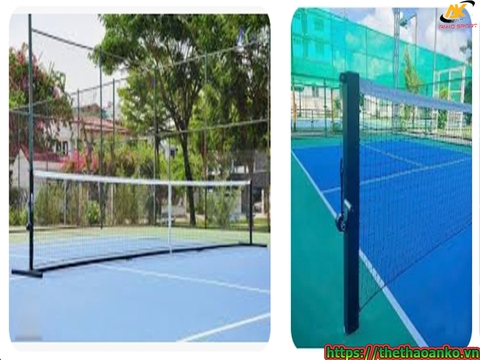 Trụ lưới Pickleball cố định và di động giá rẻ tại Bình Định