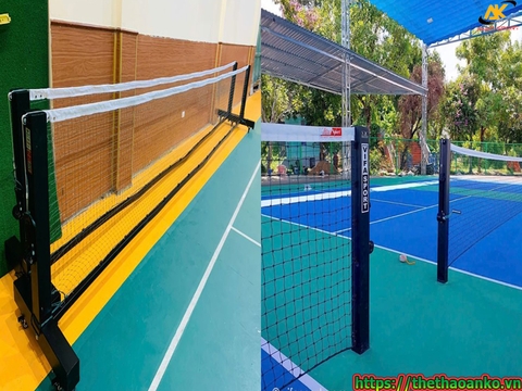 Trụ lưới Pickleball cố định và di động giá rẻ tại Nha Trang