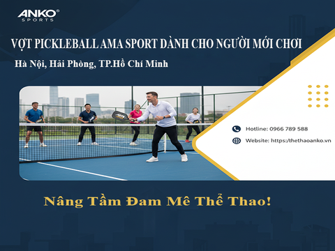 VỢT PICKLEBALL AMA SPORT DÀNH CHO NGƯỜI MỚI CHƠI