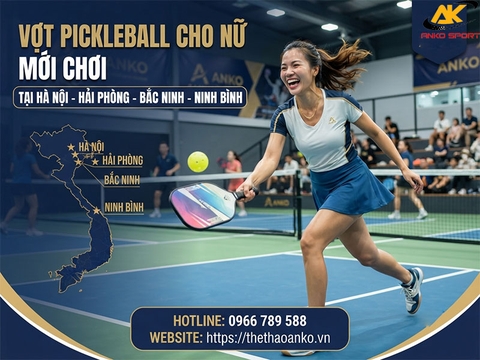 Vợt Pickleball cho nữ mới chơi tại Đồng Bằng Sông Hồng
