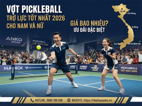 Vợt Pickleball trợ lực tốt nhất 2026 cho nam và nữ giá bao nhiêu?