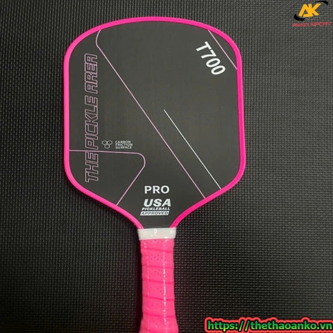 Vợt Pickleball Carbon T700 (Loại 1) – Mặt Vợt Phủ Carbon, Siêu Nhẹ, Mặt Nhám Bám Bóng
