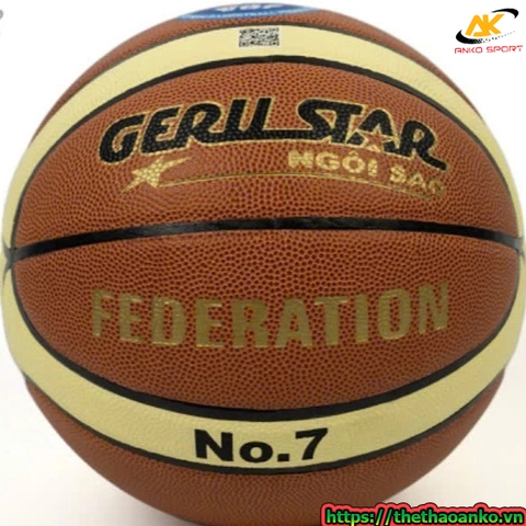 Quả bóng rổ B7 PU 2 màu Federation