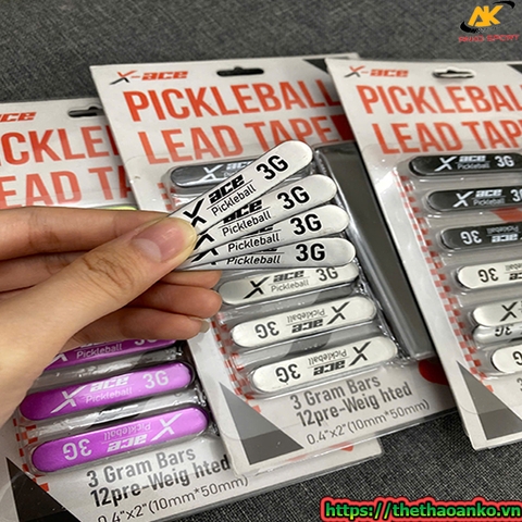 Băng chì dán vợt Pickleball 3G X-Ace