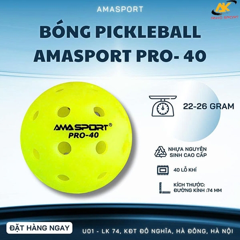 Bóng Pickleball AMA SPORT chính hãng