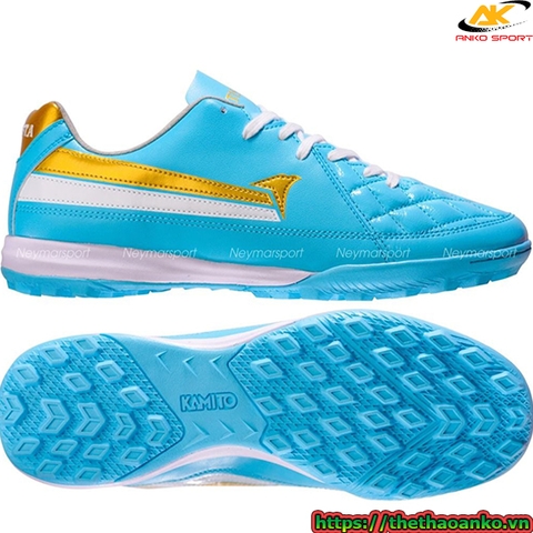 Giày đá bóng cỏ nhân tạo Kamito Artista KL TF - Sky Blue/White/Gold