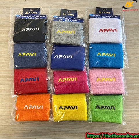 Băng chặn mồ hôi tay anavi, băng cổ tay Cầu lông, Tenis, Gym, Yoga chạy bộ