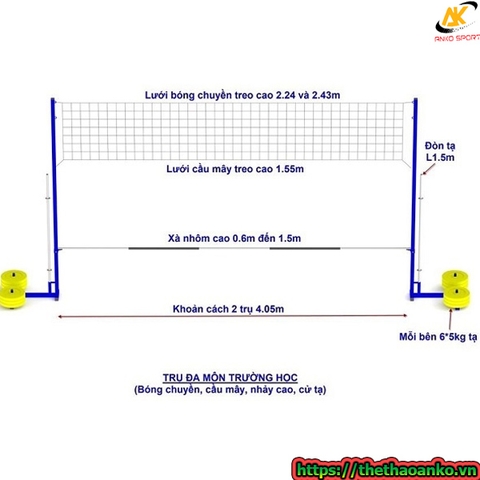 Trụ đa môn trường học Vifa 901911