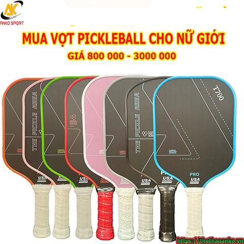 Vợt pickleball trợ lực cho nữ