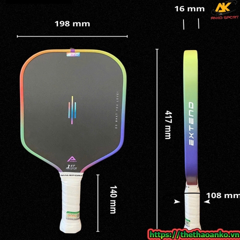 Vợt pickleball ist tone transition extend