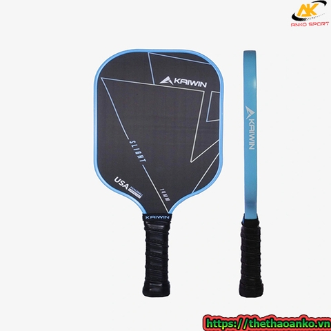 Vợt Pickleball Kaiwin Slight T700 14mm - Viền Màu Xanh