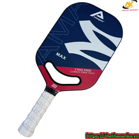 Vợt pickleball T700 Pro Max bản 16mm màu xanh
