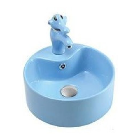 CHẬU RỬA ĐẶT BÀN A-107 BABY BLUE