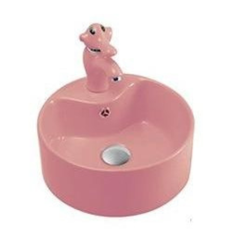 CHẬU RỬA ĐẶT BÀN A-107 BABY PINK