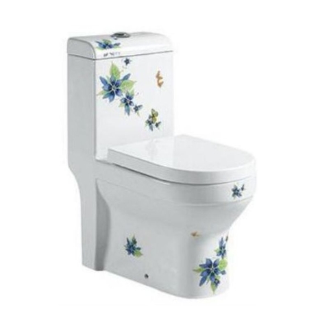 BỒN CẦU LIỀN KHỐI A-3005 DECOR BLUE