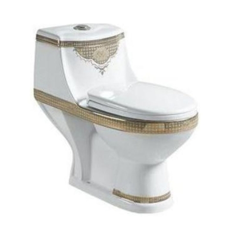 BỒN CẦU LIỀN KHỐI A-3003 DECOR GOLD