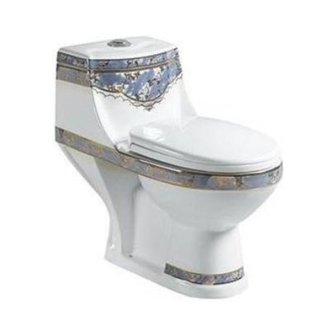 BỒN CẦU LIỀN KHỐI A-3003 DECOR BLUE