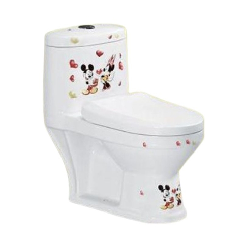 BỒN CẦU LIỀN KHỐI A-3015 DECOR MICKEY MOUSE