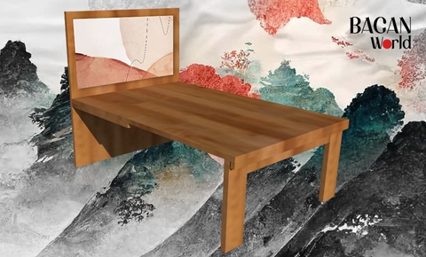 Phong cách bàn ăn thấp gấp gọn phong cách bàn trà Nhật