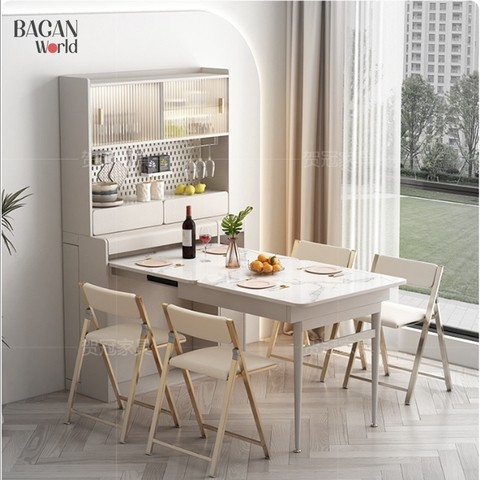 Bàn ăn gấp gọn treo tường tại Ba Đình