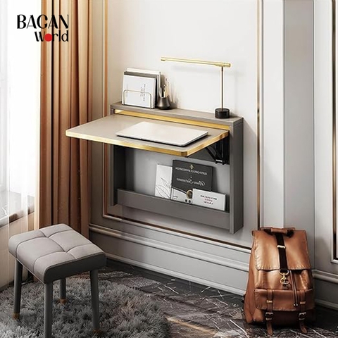 Bàn làm việc gấp gọn treo tường khách sạn Bagan BLV
