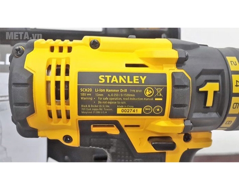 Máy khoan vặn vít động lực dùng pin Stanley SCH20C2K