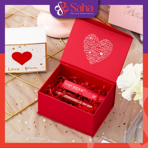 Hộp giấy đựng trang sức Love Forever làm quà tặng 3 màu nhiều size