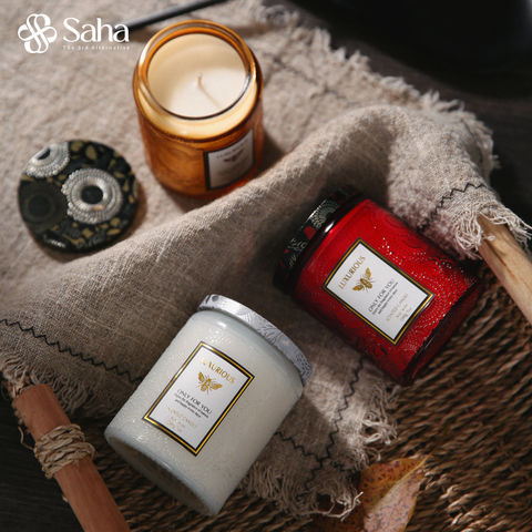 Nến Thơm Tinh Dầu Cao Cấp Organic Không Khói Nhập Khẩu Hương Thơm Tự Nhiên