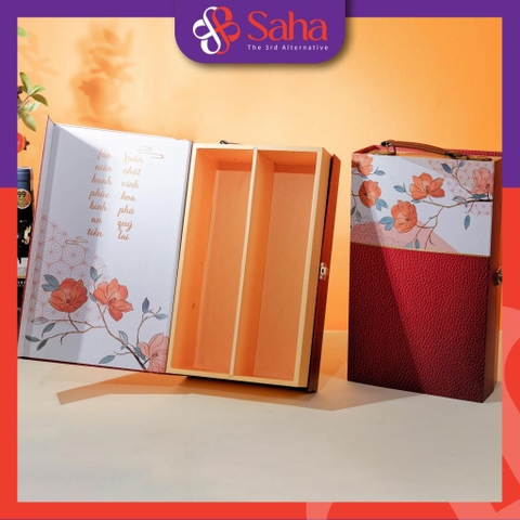 Hộp Đựng Rượu Vang Sang Trọng Size 27x35x12cm