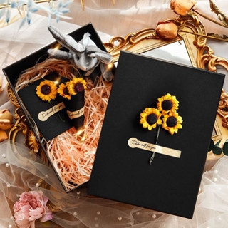 Hộp Quà Tặng Màu ĐEN Có Quai Xách trơn Nhiều Kích Thước