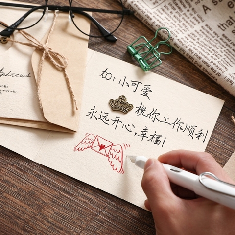 Thiệp Chúc Mừng Bằng Kim Loại Cổ Điển SAHA Sáng Tạo DIY Thiệp Sinh Nhật, Giáng Sinh - PK24