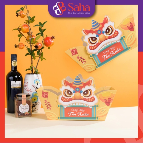 Khay Đựng Quà Tết Sang Trọng Kích Thước 20x15x15cm - Vàng