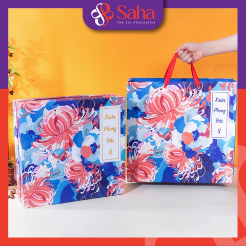 Hộp Quà Tết Đựng Quà Cao Cấp Size 35x37x11cm - Nhật Bản