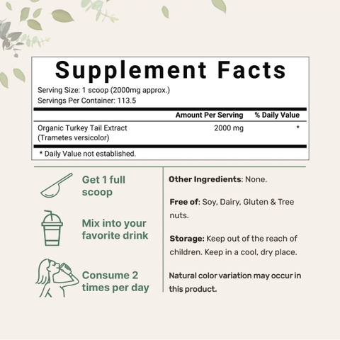 Organic Turkey Tail Powder