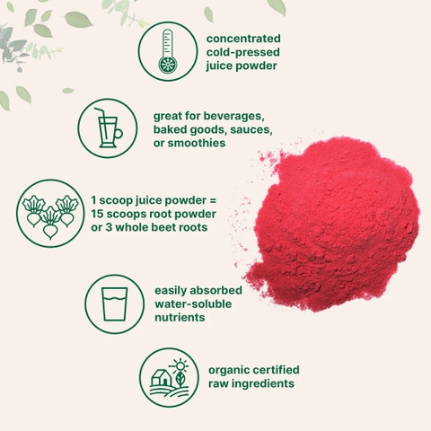 Organic Beet Juice Powder, 1 Pound