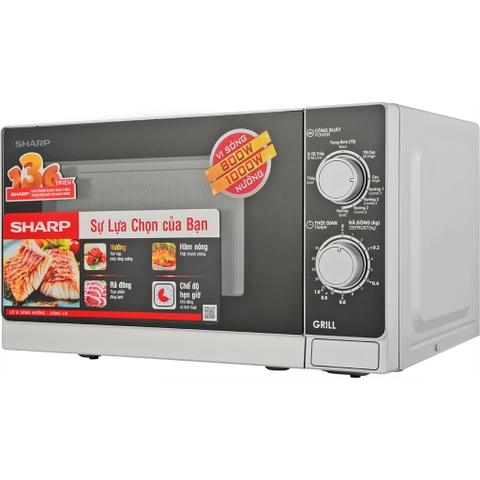 Lò vi sóng có nướng Sharp R-G222VN-S 20 lít