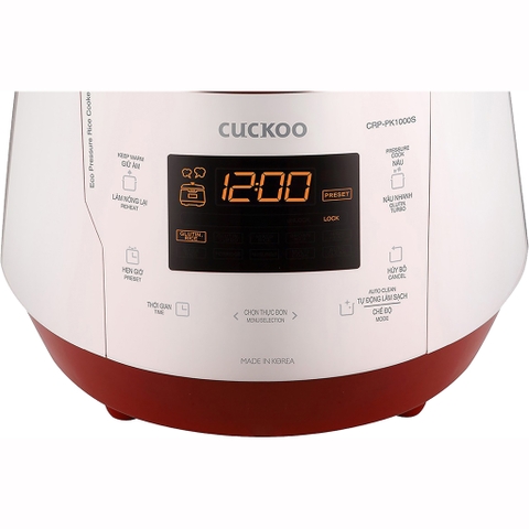 Nồi cơm điện Cuckoo 1.8 lít CRP-PK1000S( Đỏ)