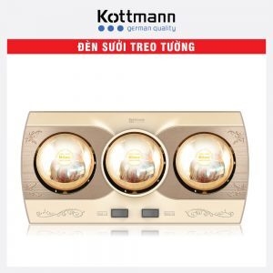 Đèn sưởi nhà tắm Kottmann K3BQ - 3 bóng